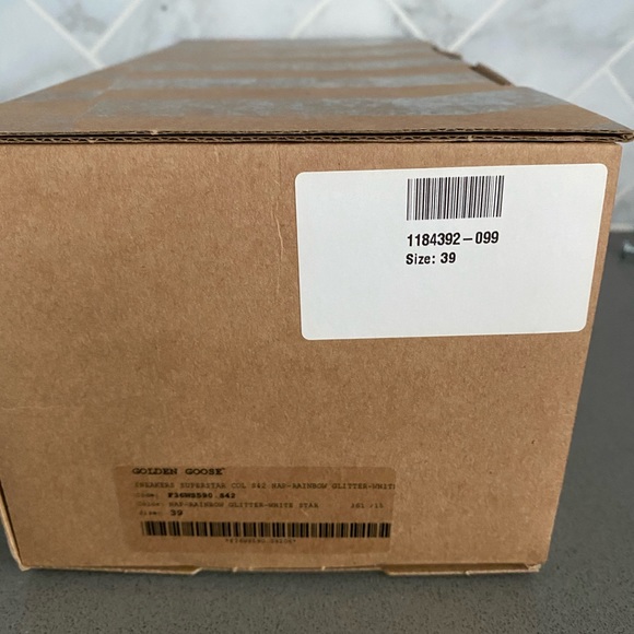 Sold: Golden Goose Superstar silver glitter - Picture 6 of 14